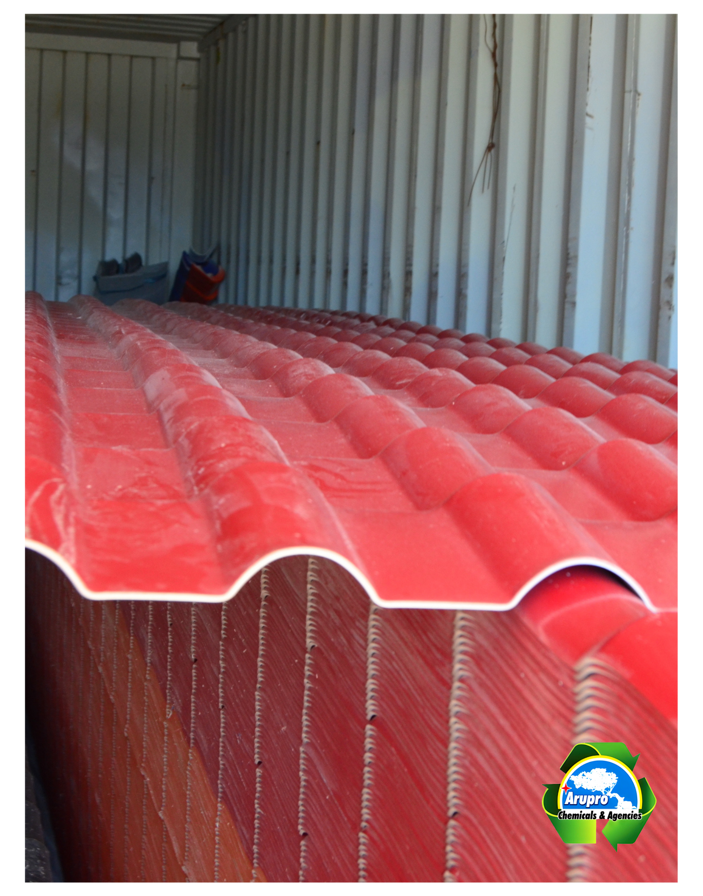 ASA RED ROOFSHEETS - 2.3mm