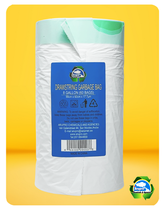 GARBAGE BAG ROLL - 8 GALLON