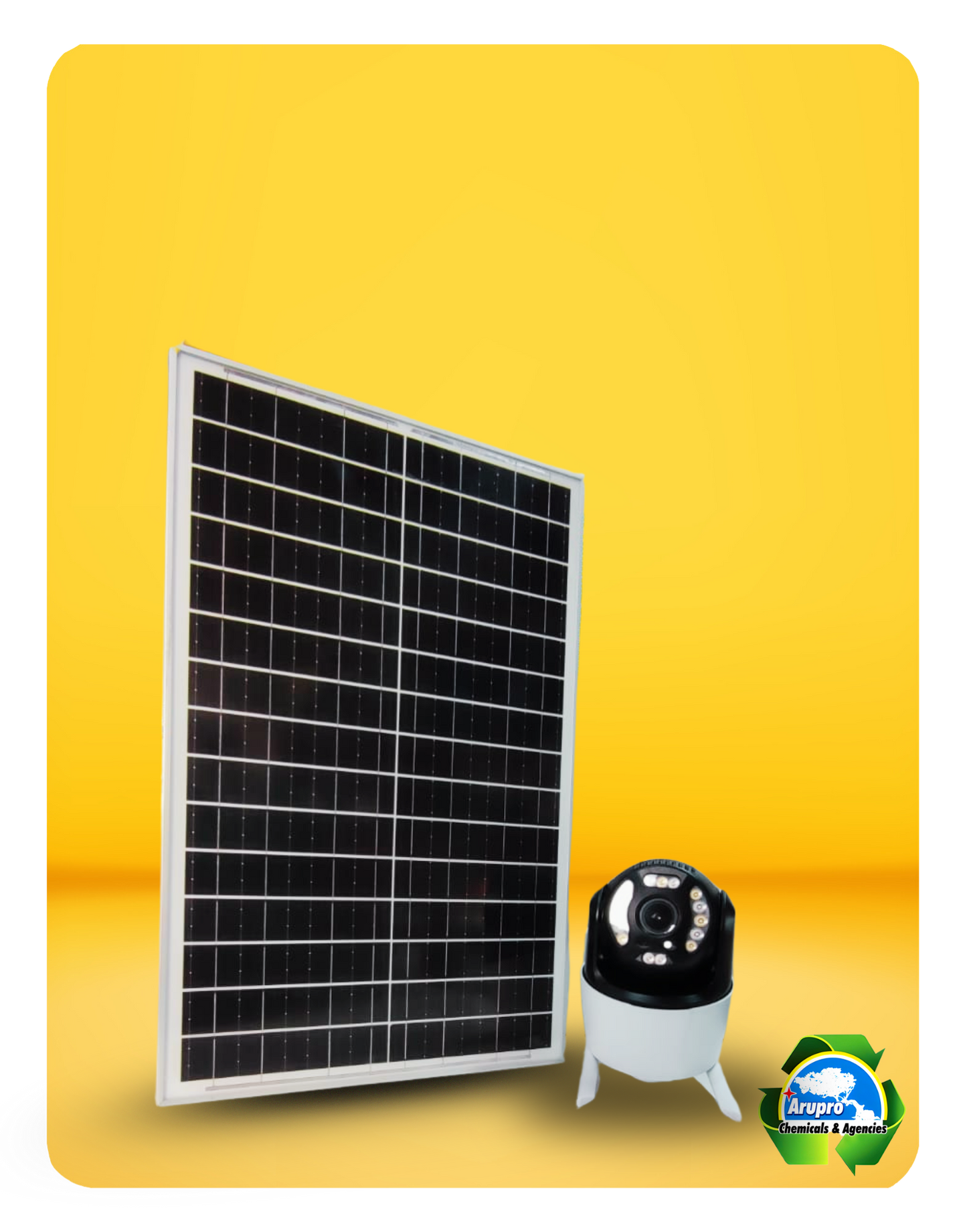 SOLAR POWERED 360 FULL HD-SECURITY CAMERA