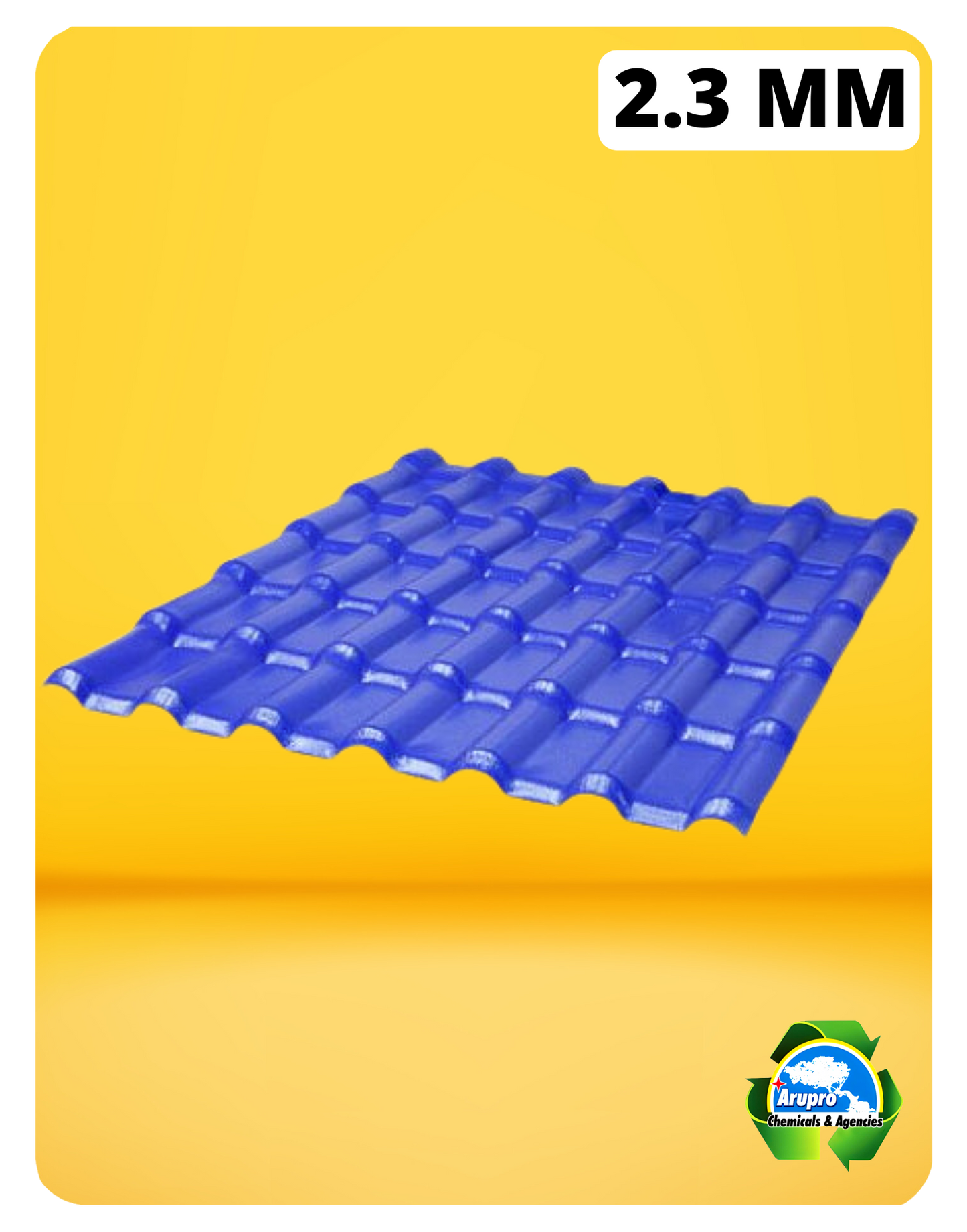 ASA BLUE ROOFSHEETS - 2.3mm