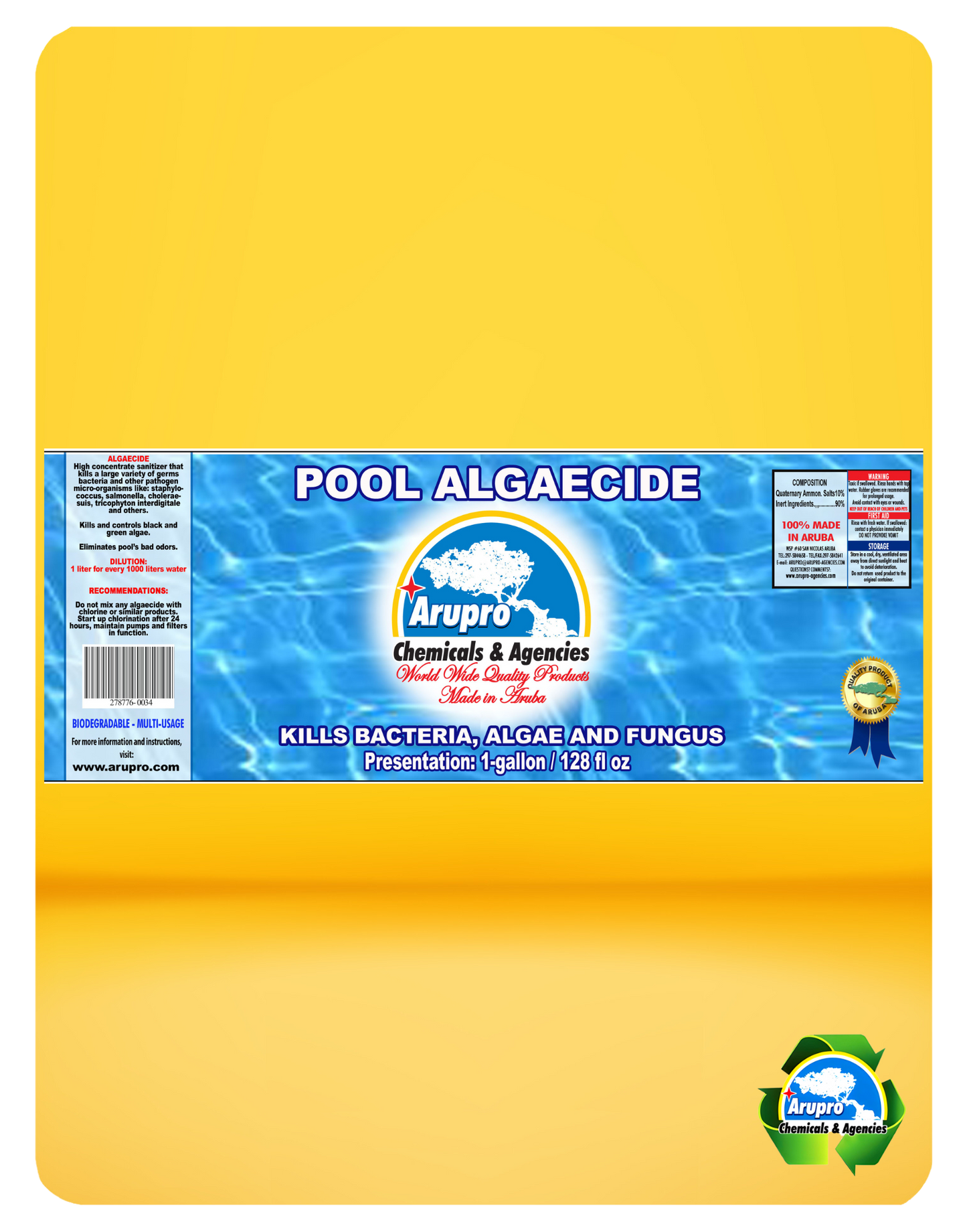 POOL ALGAECIDE - 32oz