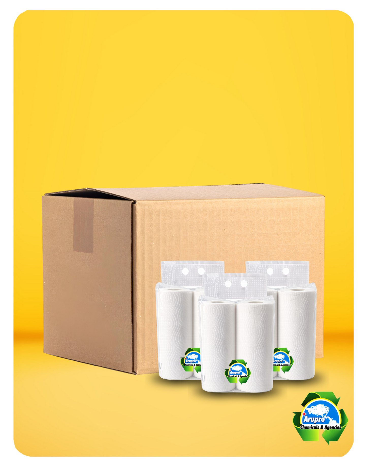 ARUPRO - KITCHEN PAPER ROLL / 2 ROLLS PACK