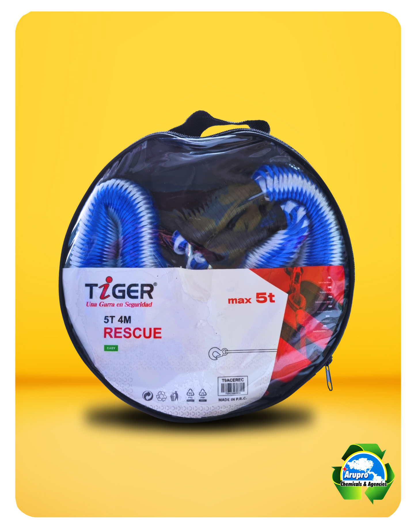 ARUPRO - RESCUE ELASTIC TOWING ROPE - 5TON