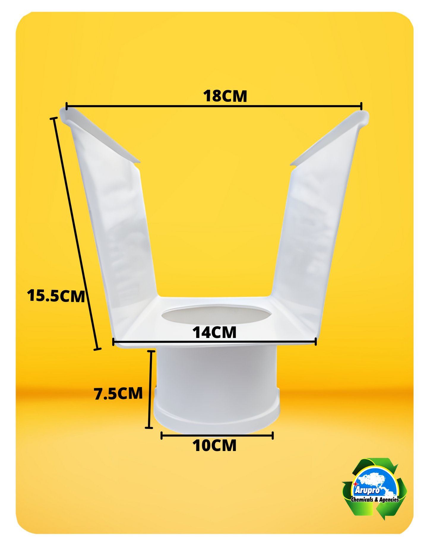 U-PVC OUTLET BUTT JOINT - GUTTER(3.0mm)