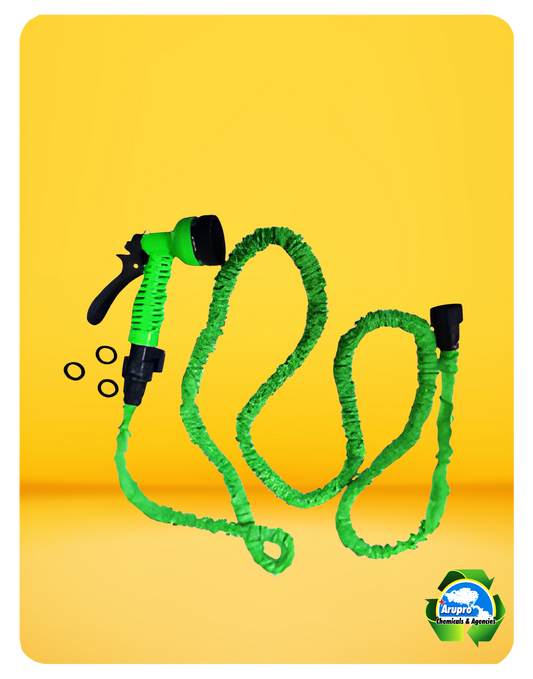 ARUPRO - RETRACTABLE GARDEN HOSE WITH SPRAY GUN - 50FT