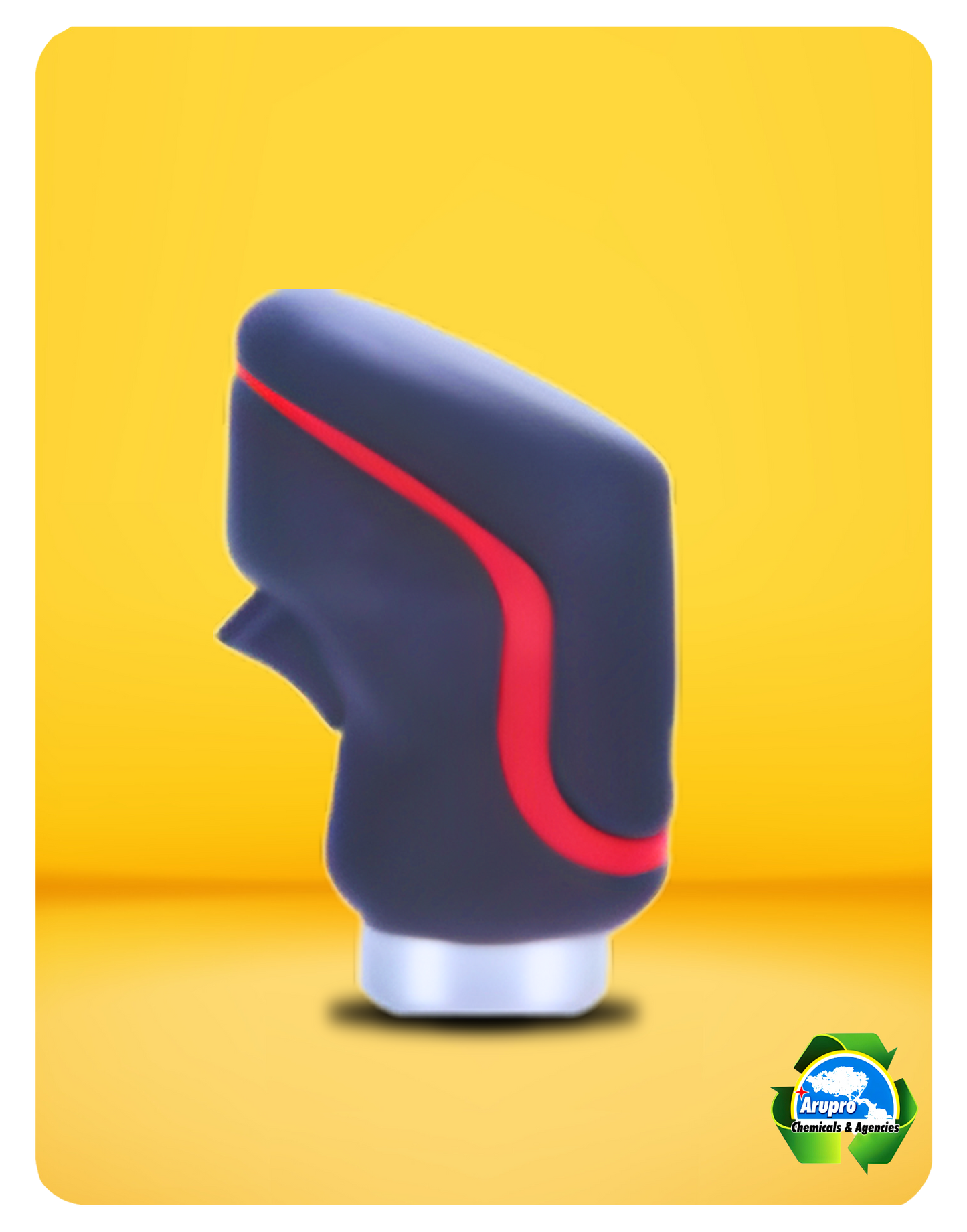 ARUPRO - COVER FOR AUTOMATIC CAR LEVER - BLACK/RED