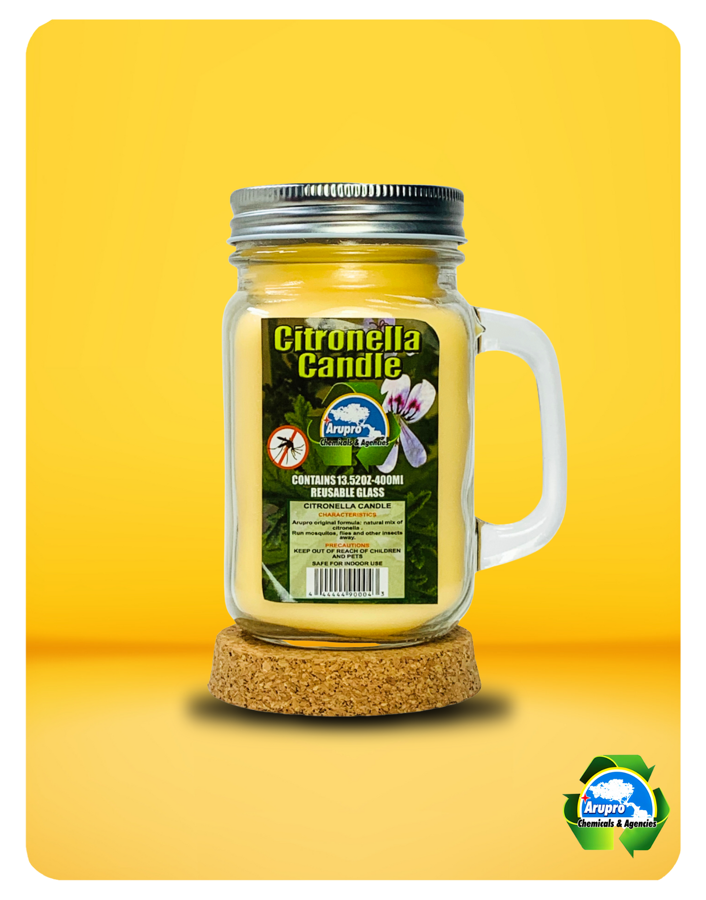 CITRONELLA CANDLE 400g