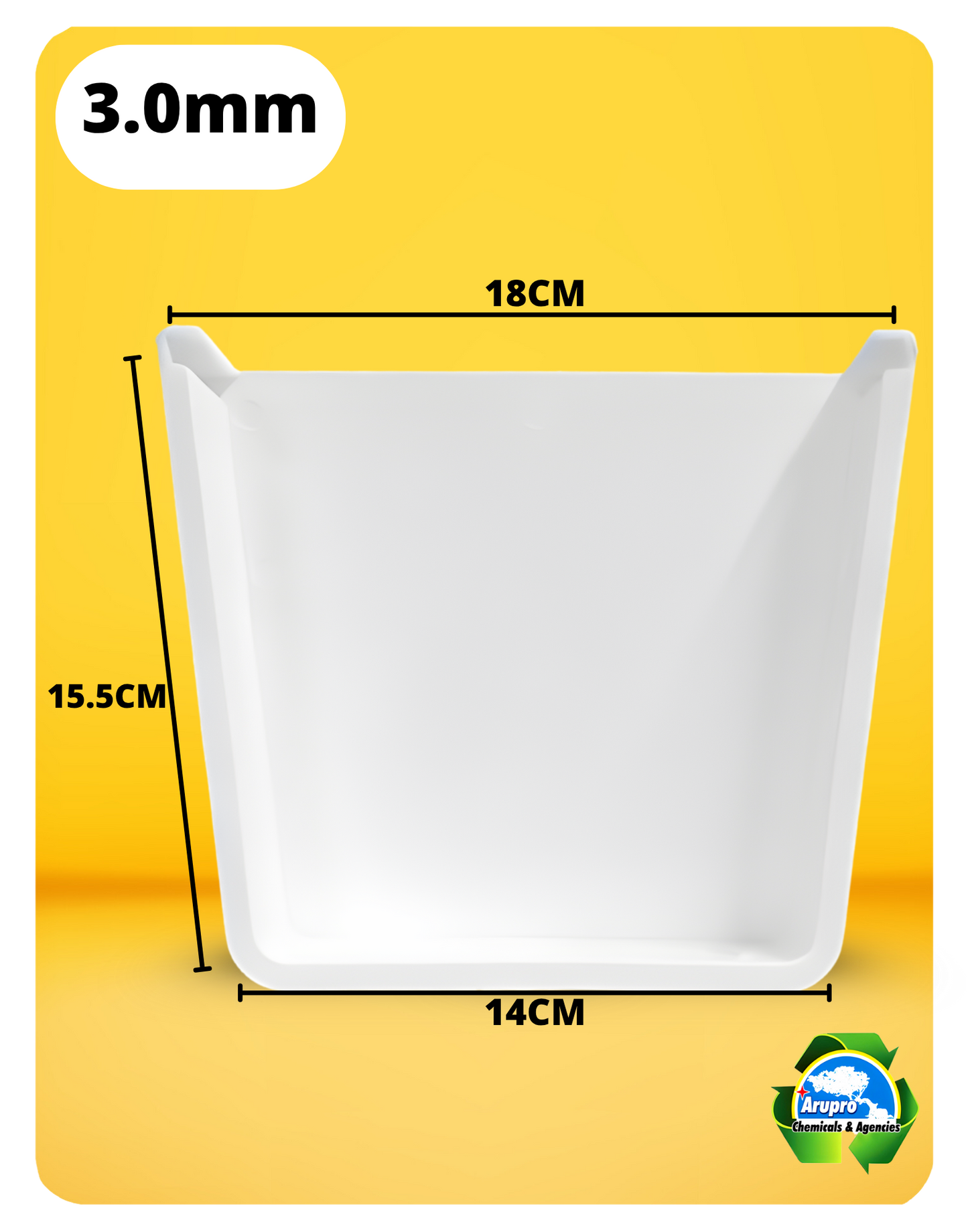 U-PVC END CAP - LEFT/RIGHT - GUTTER(3.0mm)