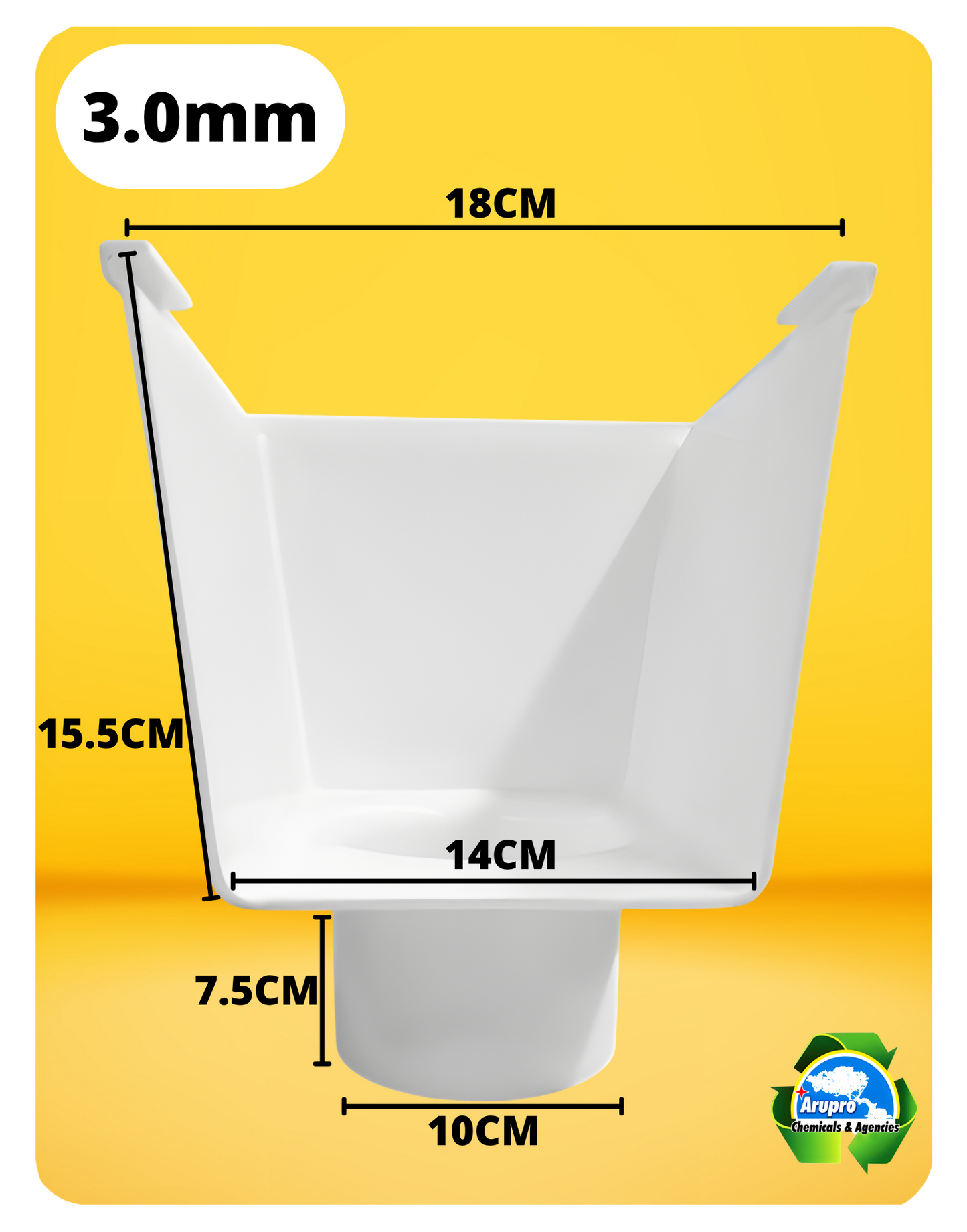 U-PVC OUTLET CAP - LEFT/RIGTH - GUTTER(3.0mm)
