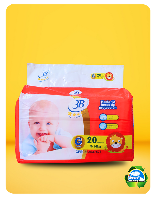 3B RED DIAPER PACK - LARGE SIZE