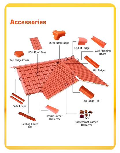 TOP RIDGE TILE - ASA