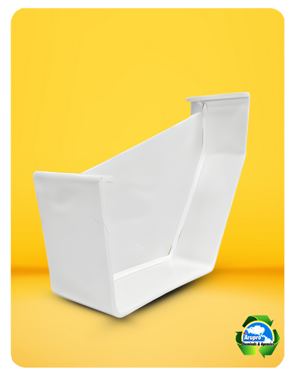 G-PVC END CAP - RIGHT - GUTTER(3.0mm)
