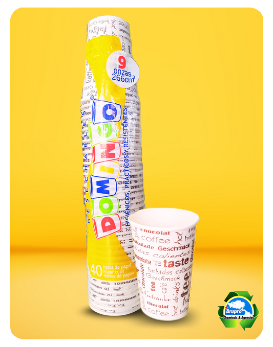 DISPOSABLE CUPS - DOMINGO - 9oz