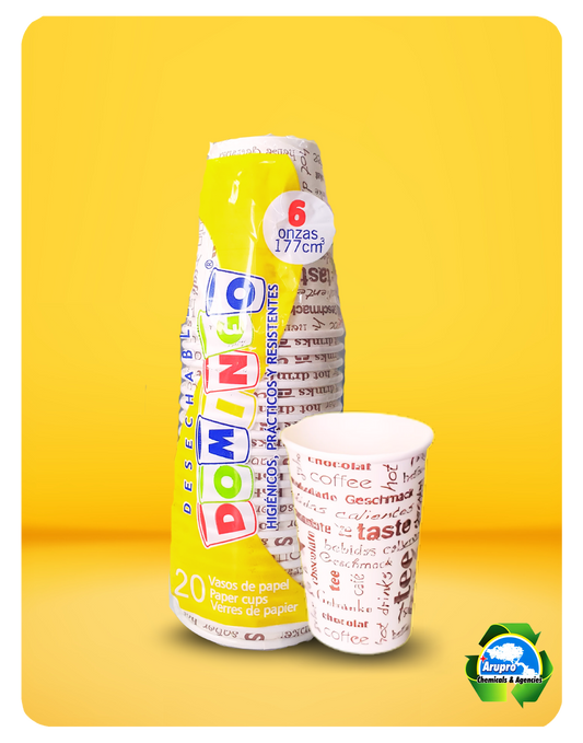 DISPOSABLE CUPS - DOMINGO - 6oz