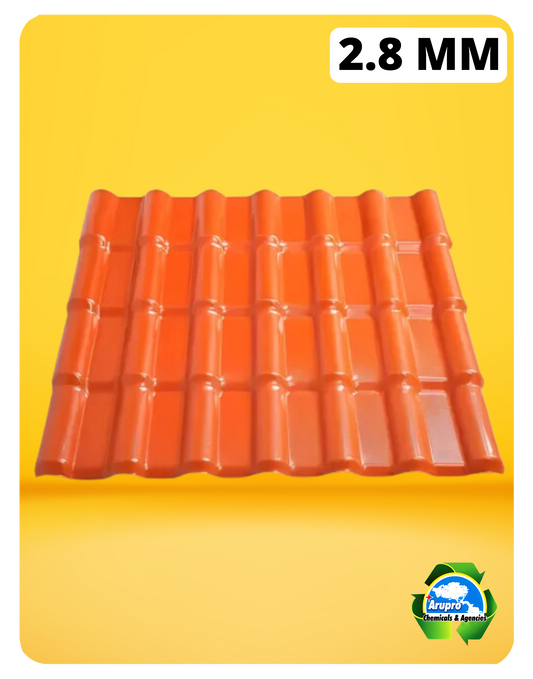 ASA ORANGE  ROOFSHEETS - 2.8mm