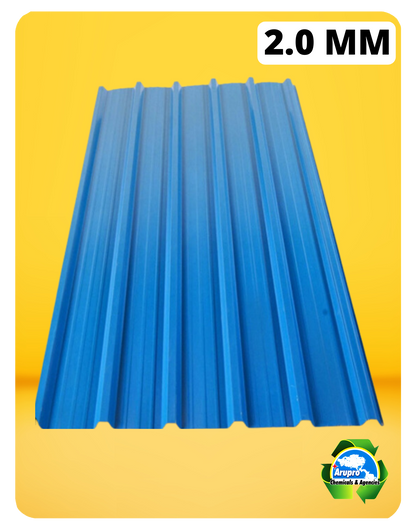 ASA BLUE TRAPEZIUM ROOFSHEETS - 2.0mm