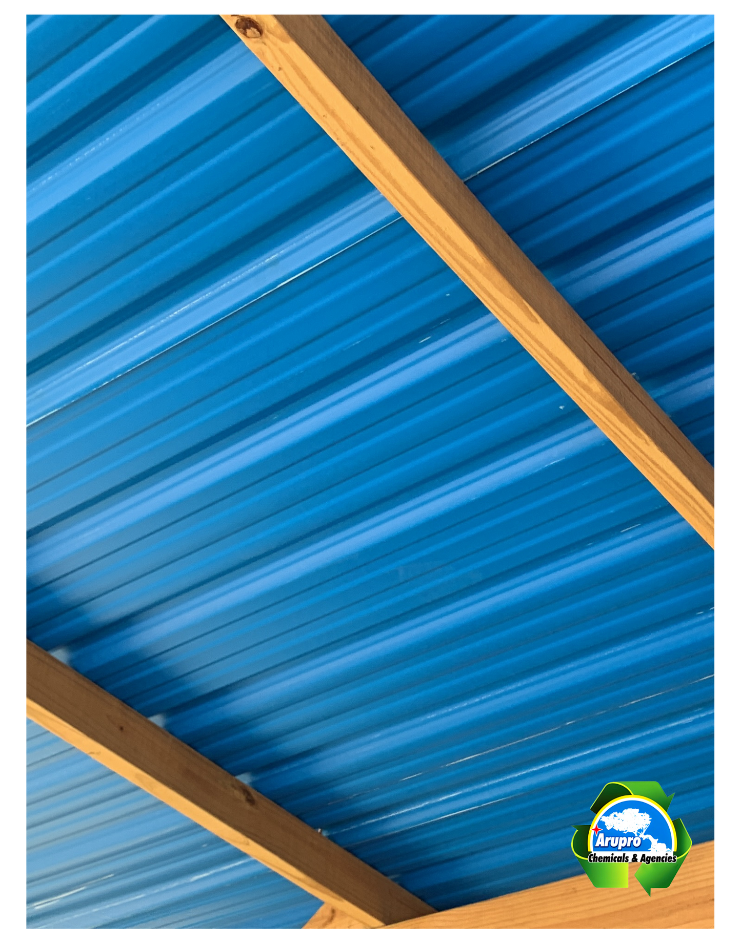 ASA BLUE TRAPEZIUM ROOFSHEETS - 2.0mm