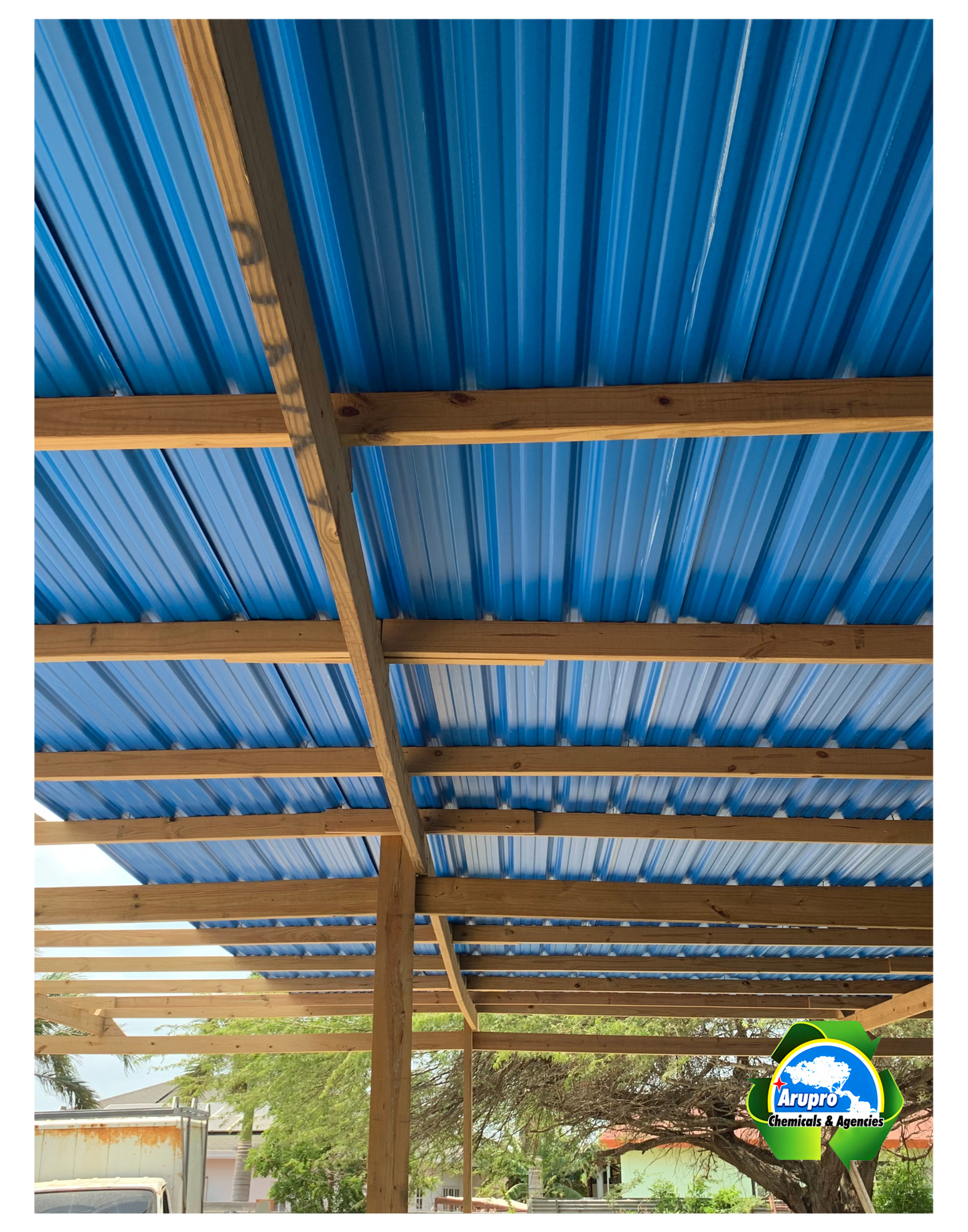 ASA BLUE TRAPEZIUM ROOFSHEETS - 2.0mm