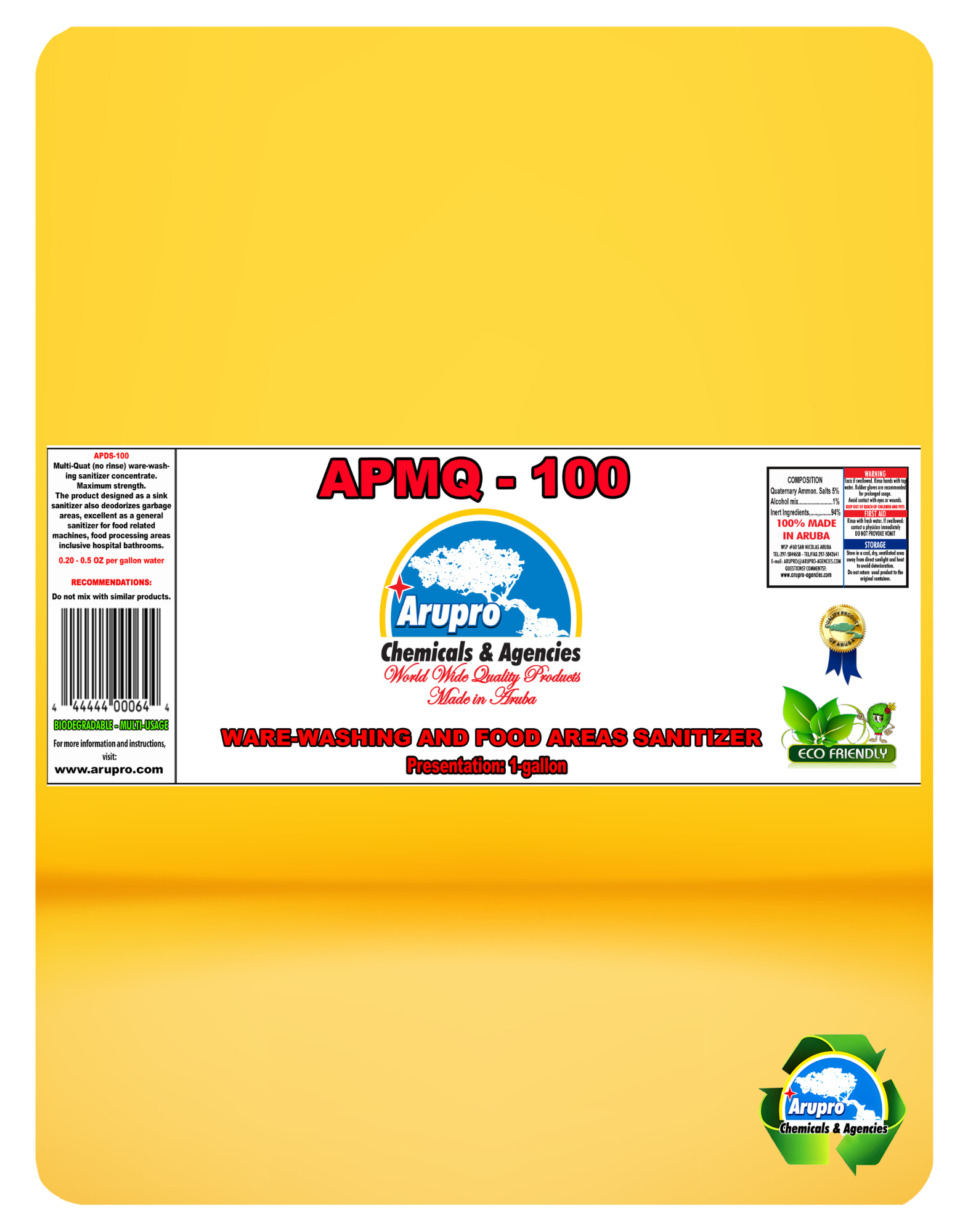 APMQ-100 - GALLON – ARUPRO CORPORATION N.V.