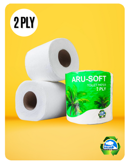 ARU-SOFT TOILET PAPER - 2PLY ECO-WATER DISSOLVING