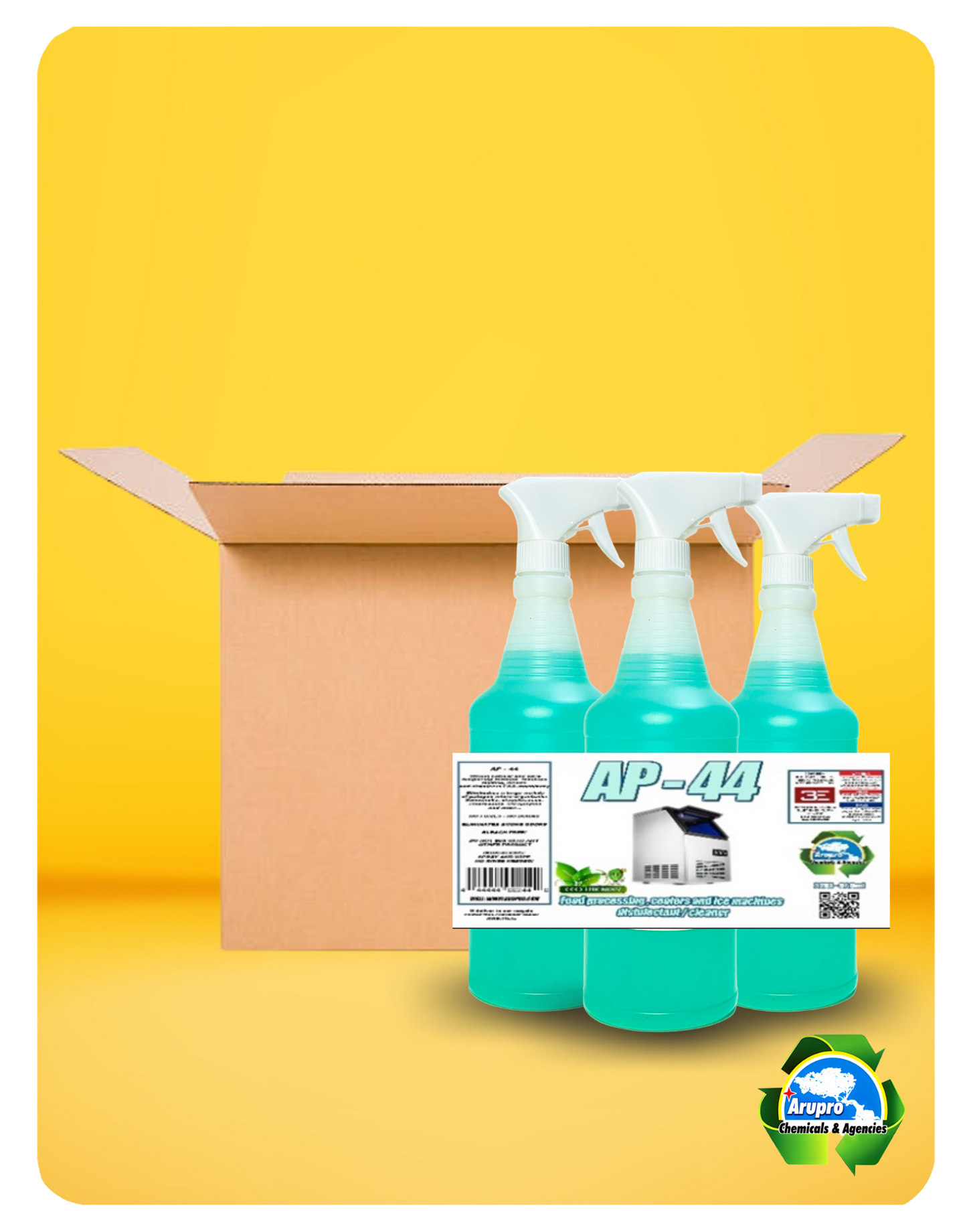 AP-44 COOLER DISINFECTANT - 32oz