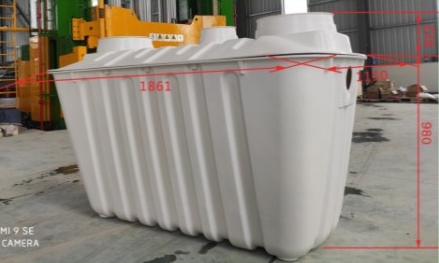 SEPTIC ECO-TANK 3CUM - HOUSE WASTE-WATER TREATMENT