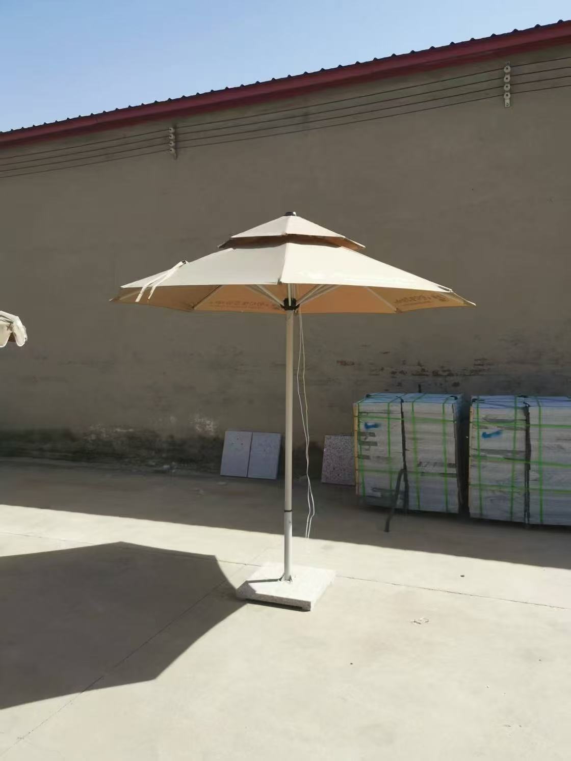 DOUBLE - TIER OUTDOOR UMBRELLA