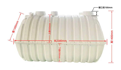 ECO SEPTIC TANK - 3CUM - HOUSE WASTE WATER TREATMENT.