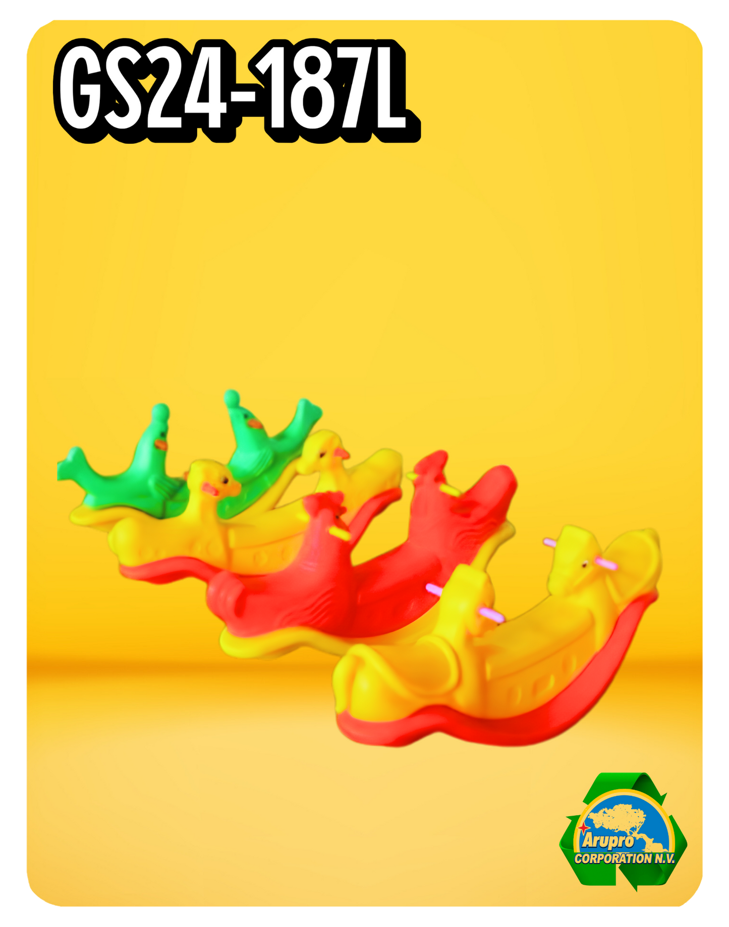 PLAYGROUND - PLASTIC TOY (GS24-187L) PRE ORDER