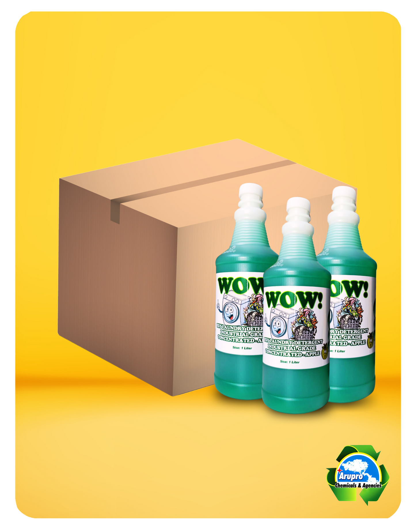 WOW DETERGENT (APPLE) - 1 Liter