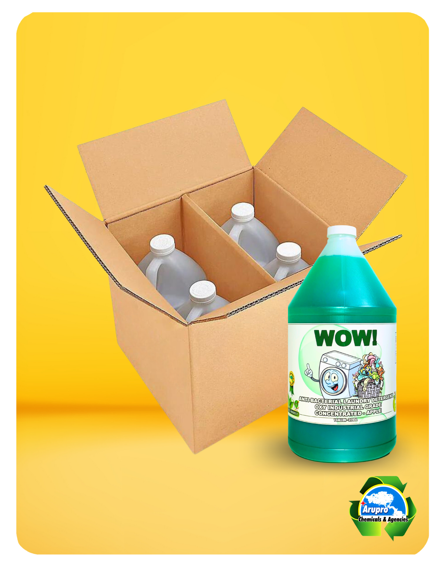WOW DETERGENT (APPLE) - GALLON