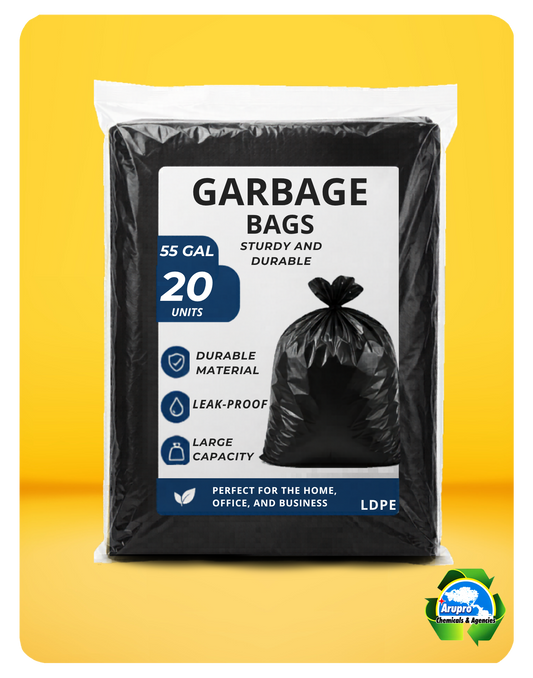 GARBAGE BAG - 55 GALLON LDPE