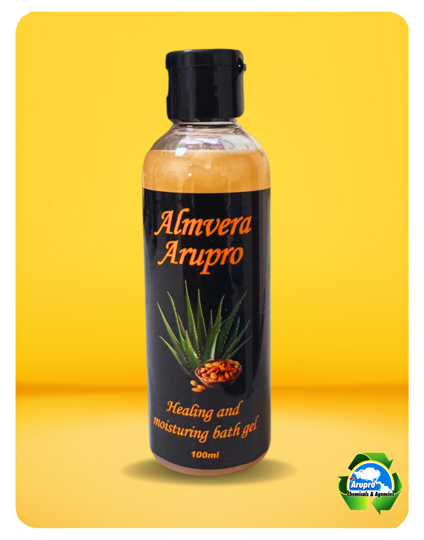 BATHGEL ALMOND - 100ML BOTTLE