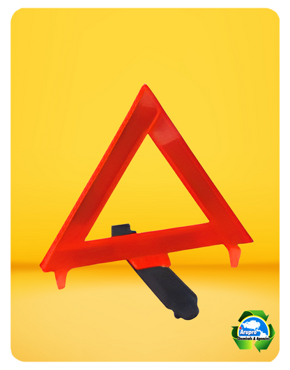 ARUPRO - REFLECTIVE SAFETY TRIANGLE - BASE WITHOUT SAND