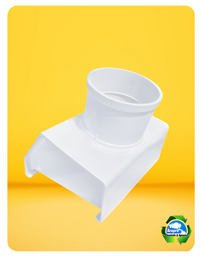 G-PVC OUTLET CAP - LEFT - GUTTER(3.0mm)