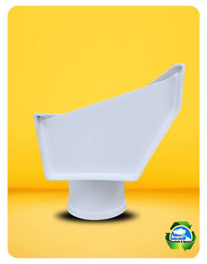 G-PVC OUTLET CAP - LEFT - GUTTER(3.0mm)