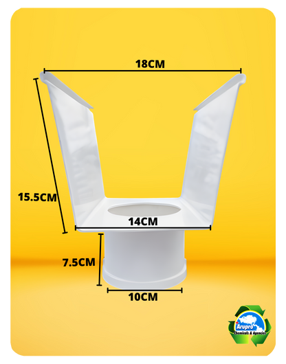 U-PVC OUTLET BUTT JOINT - GUTTER(3.0mm)