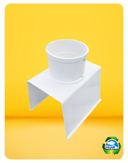 U-PVC OUTLET BUTT JOINT - GUTTER(3.0mm)