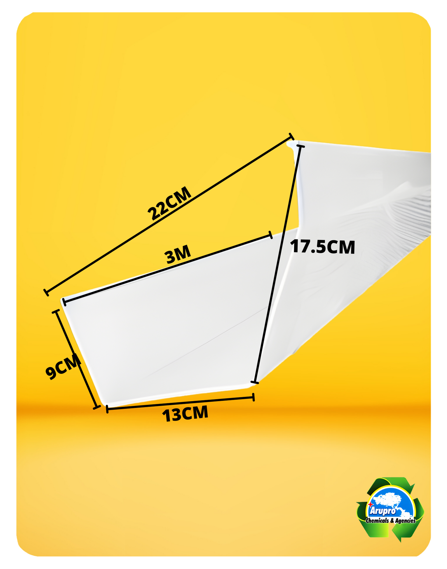 G-PVC 3 METERS ROOF GUTTERS - 3.0mm
