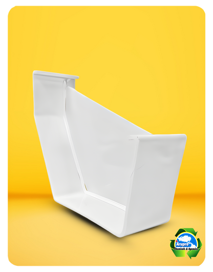 G-PVC END CAP - LEFT - GUTTER(3.0mm)