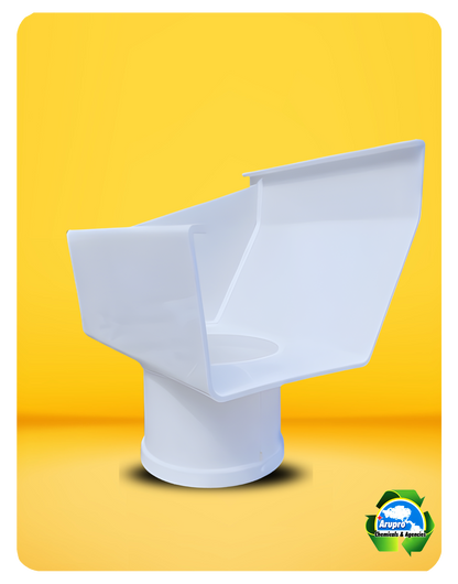 G-PVC OUTLET CAP - RIGTH - GUTTER(3.0mm)