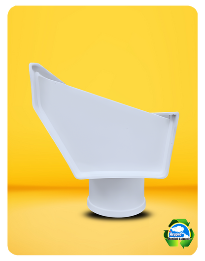 G-PVC OUTLET CAP - RIGTH - GUTTER(3.0mm)