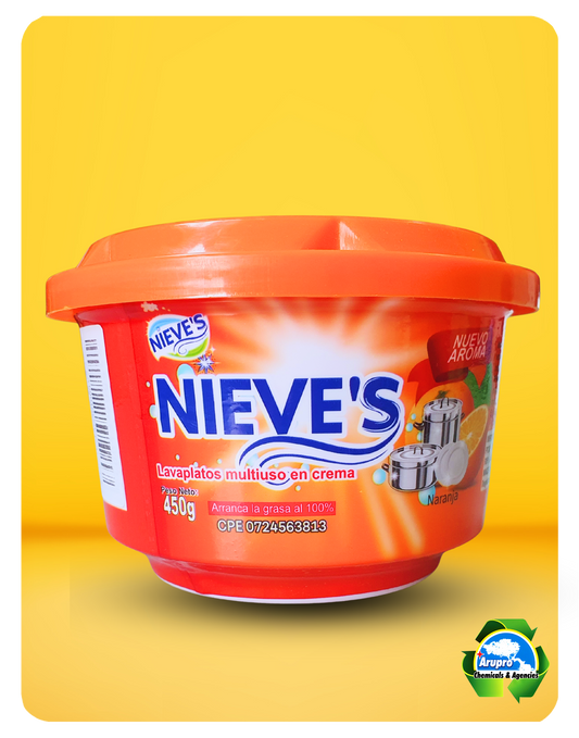 NIEVE'S - CREAM DISHWASHER ORANGE - 450G