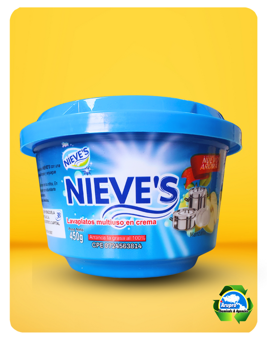 NIEVE'S - CREAM DISHWASHER APPLE - 450G