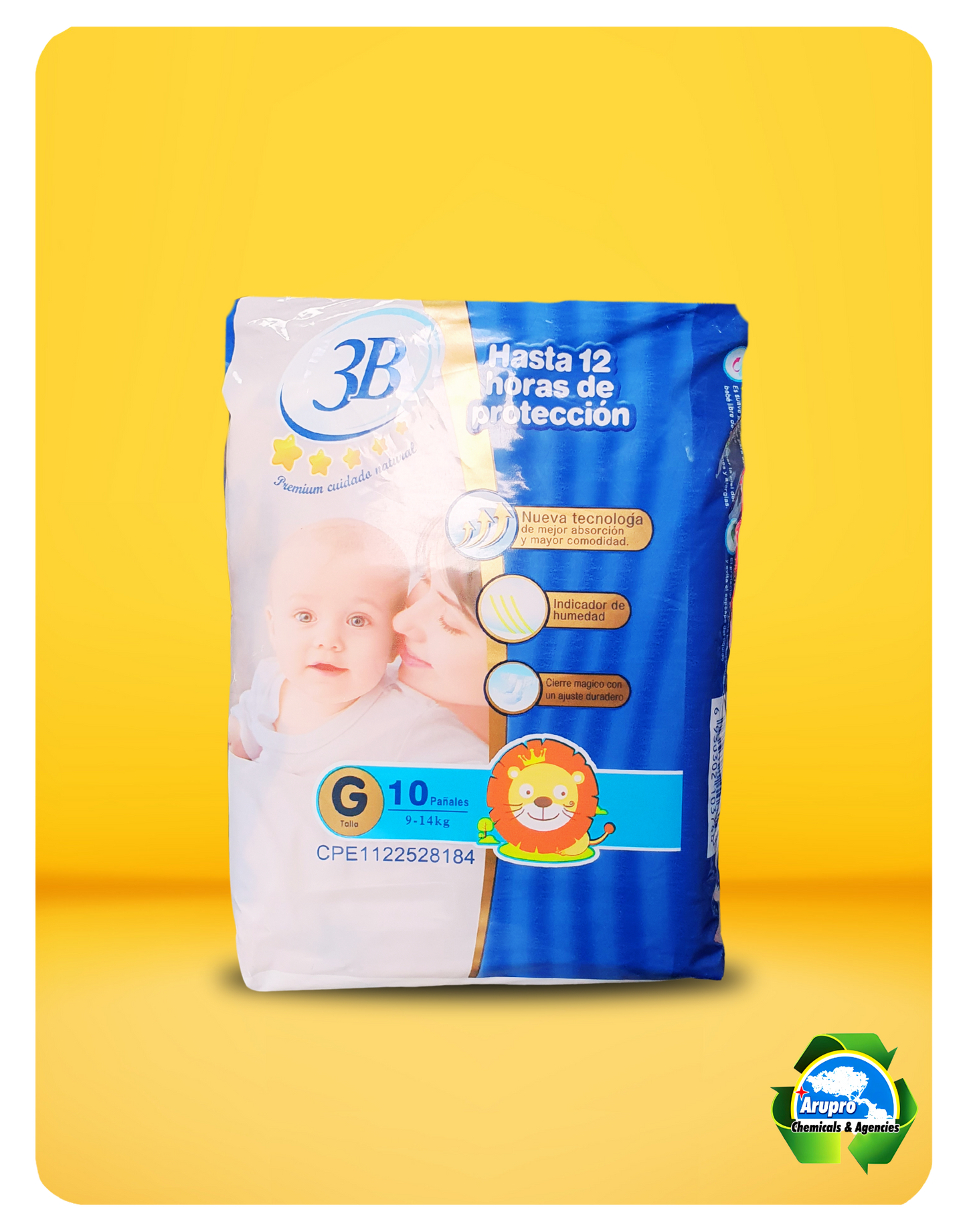 3B PREMIUM DIAPER PACK - LARGE SIZE