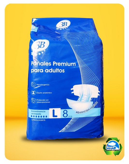 3B PREMIUM ADULT DIAPER PACK  - LARGE SIZE