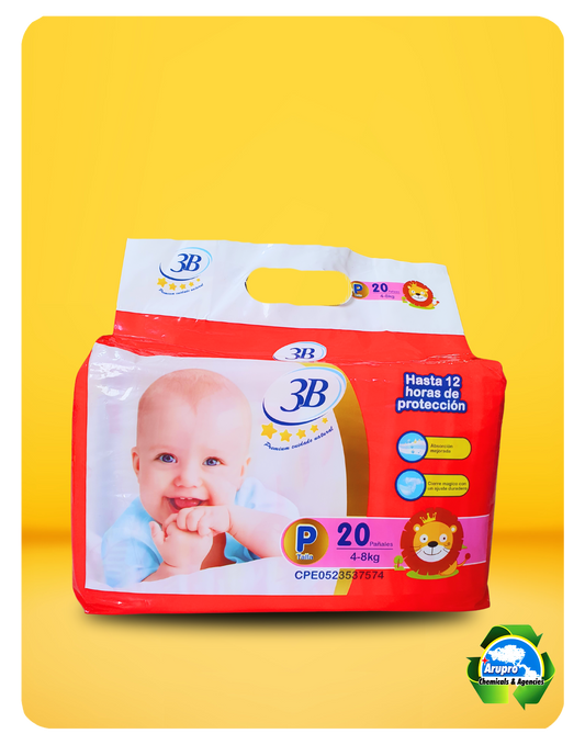3B RED DIAPER PACK - SMALL SIZE