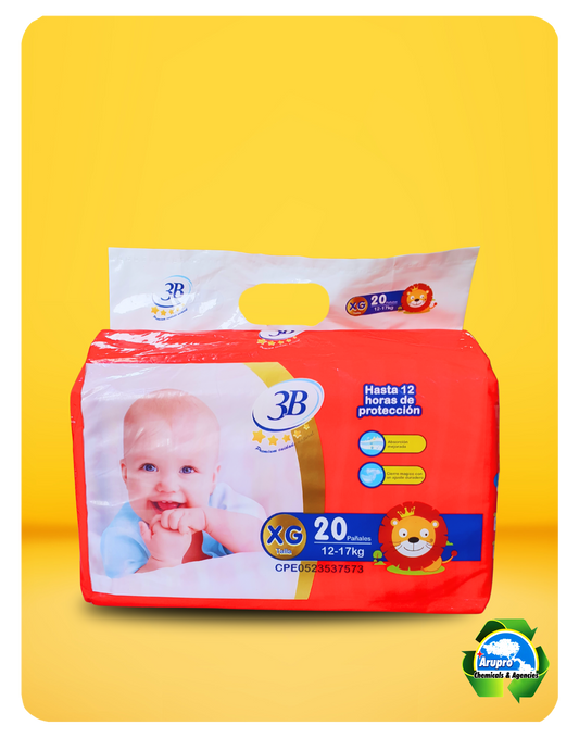 3B RED DIAPER PACK - EXTRA LARGE SIZE