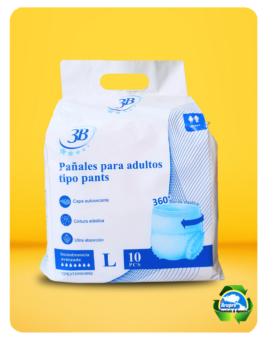 3B ADULT PANTS-STYLE DIAPERS PACK  - LARGE SIZE