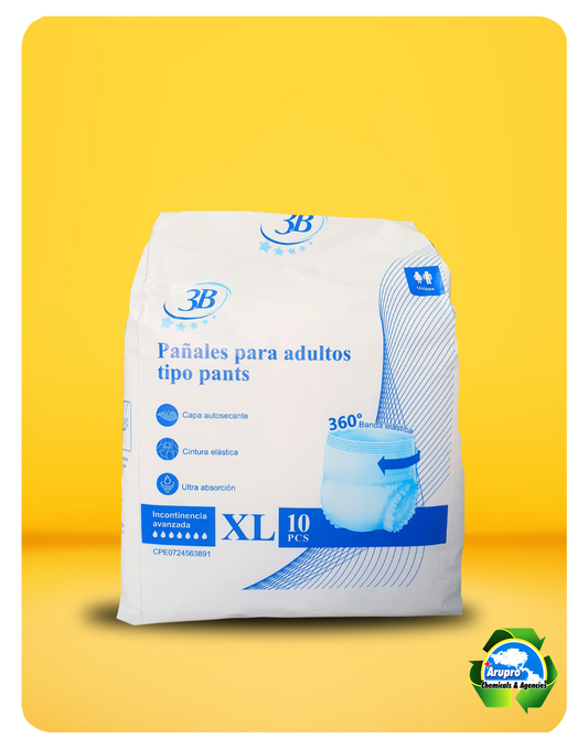 3B ADULT PANTS-STYLE DIAPERS PACK  - EXTRA LARGE SIZE